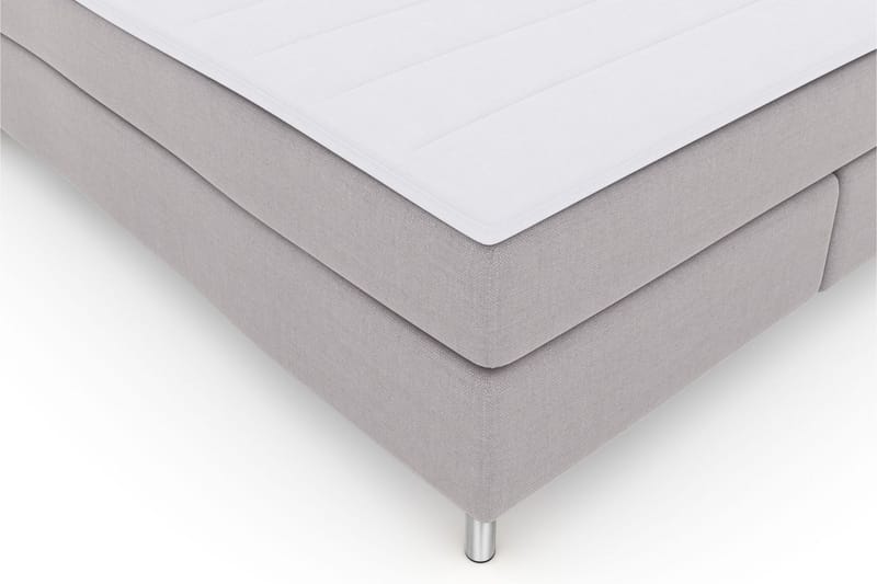Select No 3 Komplett Sängpaket 210x210 Medium - Ljusgrå/Metall - Products - Möbler - Säng - Kontinentalsäng