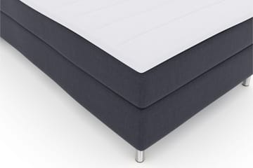 Select No 3 Kontinentalsäng 120x200 Medium - Blå/Metall - Products - Möbler - Säng - Enkelsäng