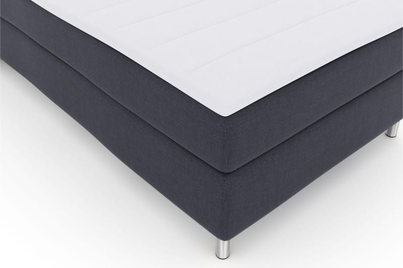 Select No 3 Kontinentalsäng 120x200 Medium - Blå/Metall - Products - Möbler - Säng - Enkelsäng
