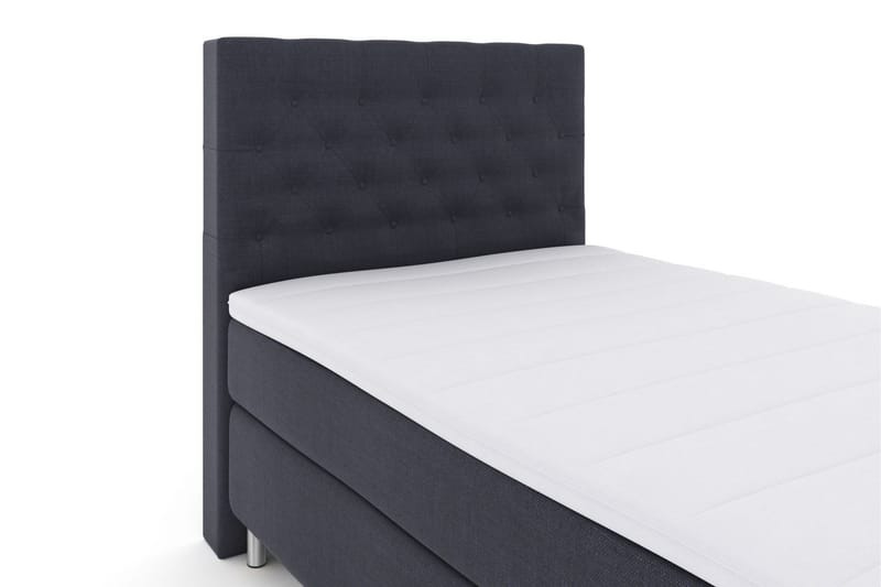 Select No 3 Kontinentalsäng 120x200 Medium - Blå/Metall - Products - Möbler - Säng - Enkelsäng
