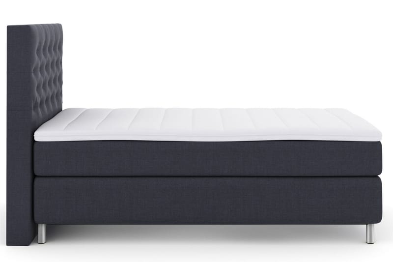 Select No 3 Kontinentalsäng 120x200 Medium - Blå/Metall - Products - Möbler - Säng - Enkelsäng