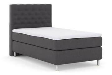 Select No 3 Kontinentalsäng 120x200 Medium - Mörkgrå/Metall - Products - Möbler - Säng - Enkelsäng
