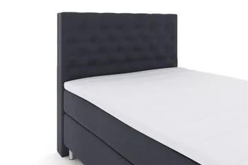 Select No 3 Kontinentalsäng 140x200 Medium - Blå/Metall - Products - Möbler - Säng - Kontinentalsäng