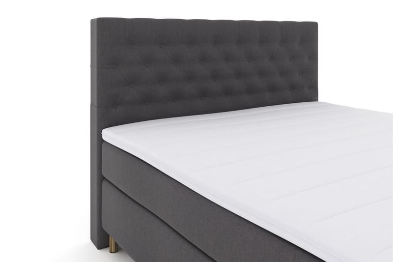 Select No 3 Kontinentalsäng 180x200 Fast/Medium - Mörkgrå/Koppar - Products - Möbler - Säng - Kontinentalsäng