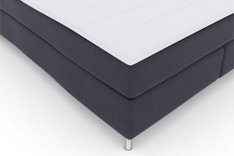 Select No 3 Kontinentalsäng 180x200 Medium - Blå/Metall - Products - Möbler - Säng - Kontinentalsäng