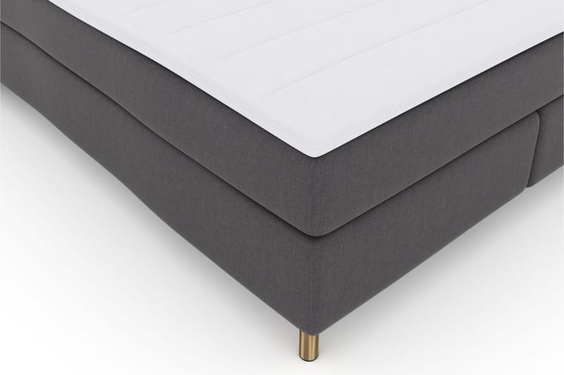 Select No 3 Kontinentalsäng 180x200 Medium - Mörkgrå/Koppar - Products - Möbler - Säng - Kontinentalsäng
