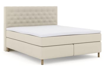 Select No 3 Kontinentalsäng 210x210 Fast/Medium - Beige/Koppar - Products - Möbler - Säng - Kontinentalsäng
