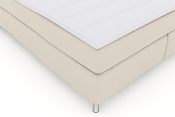Select No 3 Kontinentalsäng 210x210 Fast/Medium - Beige/Metall - Products - Möbler - Säng - Kontinentalsäng