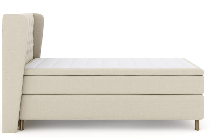 Select No 4 Komplett Sängpaket 120x200 Fast, Beige/Koppar