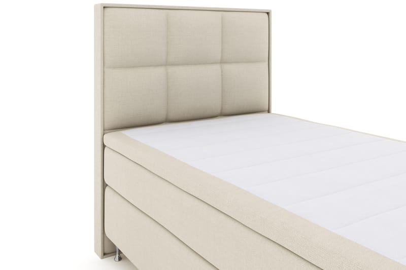 Select No 4 Komplett Sängpaket 120x200 Fast - Beige/Silver - Products - Möbler - Säng - Enkelsäng
