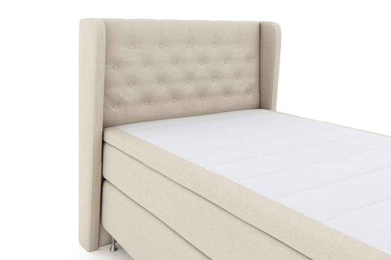 Select No 4 Komplett Sängpaket 120x200 Fast - Beige/Silver - Products - Möbler - Säng - Enkelsäng