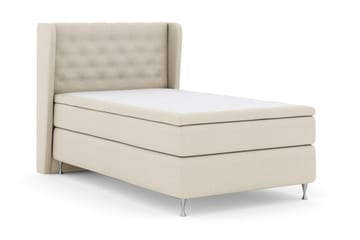 Select No 4 Komplett Sängpaket 120x200 Fast - Beige/Silver - Products - Möbler - Säng - Enkelsäng
