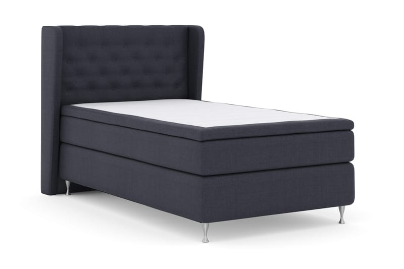 Select No 4 Komplett Sängpaket 120x200 Fast - Blå/Silver - Products - Möbler - Säng - Enkelsäng