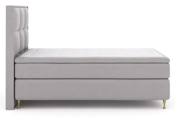 Select No 4 Komplett Sängpaket 120x200 Fast - Ljusgrå/Guld - Products - Möbler - Säng - Enkelsäng