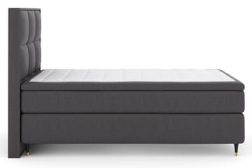 Select No 4 Komplett Sängpaket 120x200 Fast - Mörkgrå/Guld - Products - Möbler - Säng - Enkelsäng