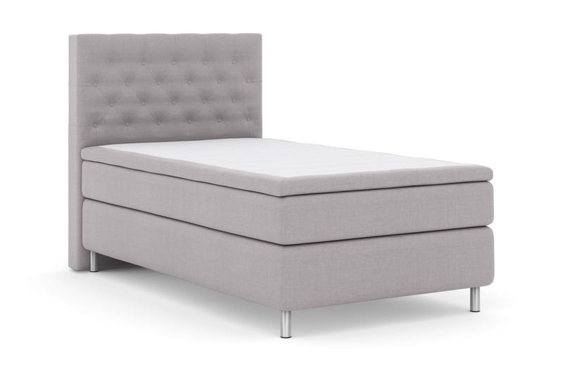 Select No 4 Komplett Sängpaket 120x200 Medium - Ljusgrå/Metall - Products - Möbler - Säng - Enkelsäng