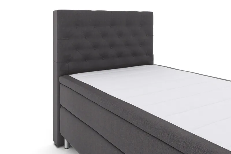 Select No 4 Komplett Sängpaket 120x200 Medium - Mörkgrå/Metall - Products - Möbler - Säng - Enkelsäng