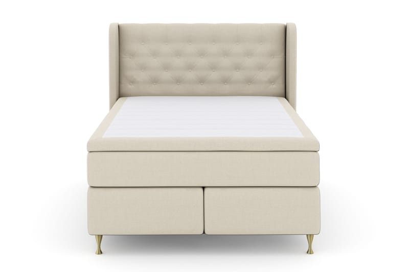 Select No 4 Komplett Sängpaket 140x200 Fast - Beige/Guld - Products - Möbler - Säng - Kontinentalsäng