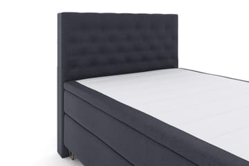 Select No 4 Komplett Sängpaket 140x200 Fast - Blå/Metall V-form - Products - Möbler - Säng - Kontinentalsäng