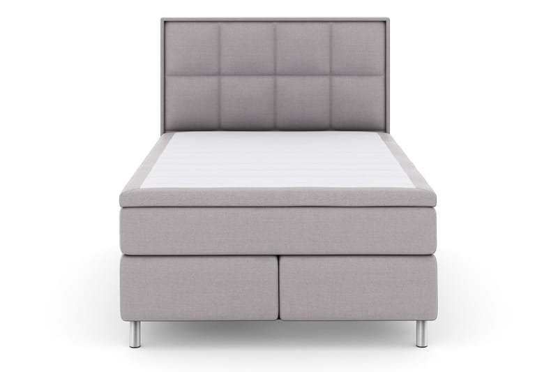 Select No 4 Komplett Sängpaket 140x200 Fast - Ljusgrå/Metall - Products - Möbler - Säng - Kontinentalsäng