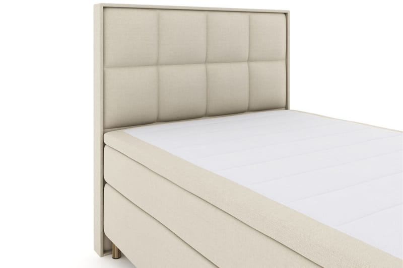 Select No 4 Komplett Sängpaket 140x200 Fast/Medium - Beige/Koppar - Products - Möbler - Säng - Kontinentalsäng