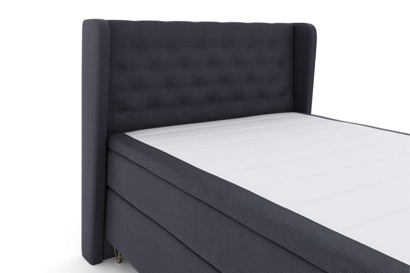Select No 4 Komplett Sängpaket 140x200 Medium - Blå/Metall V-form - Products - Möbler - Säng - Kontinentalsäng