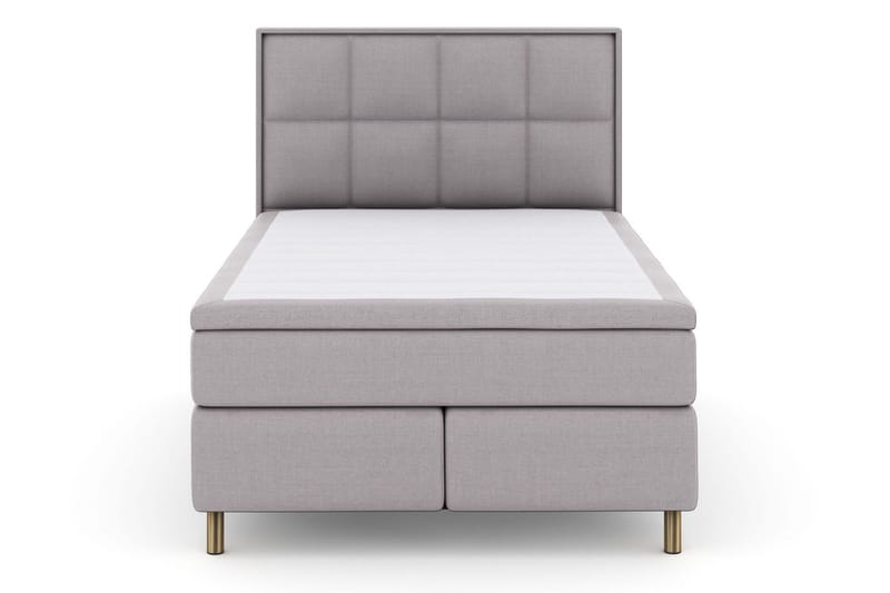 Select No 4 Komplett Sängpaket 140x200 Medium - Ljusgrå/Koppar - Products - Möbler - Säng - Kontinentalsäng