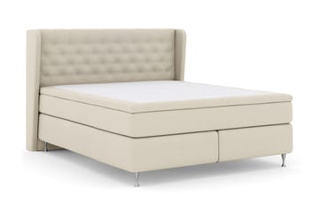Select No 4 Komplett Sängpaket 160x200 Fast - Beige/Silver - Products - Möbler - Säng - Kontinentalsäng