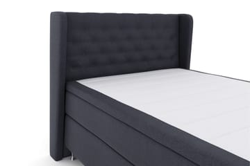 Select No 4 Komplett Sängpaket 160x200 Fast - Blå/Silver - Products - Möbler - Säng - Kontinentalsäng