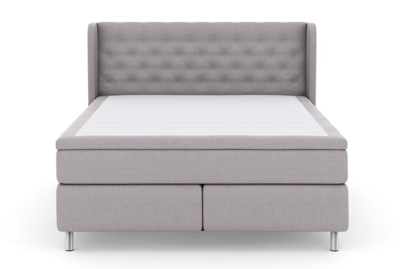 Select No 4 Komplett Sängpaket 160x200 Fast - Ljusgrå/Metall - Products - Möbler - Säng - Kontinentalsäng