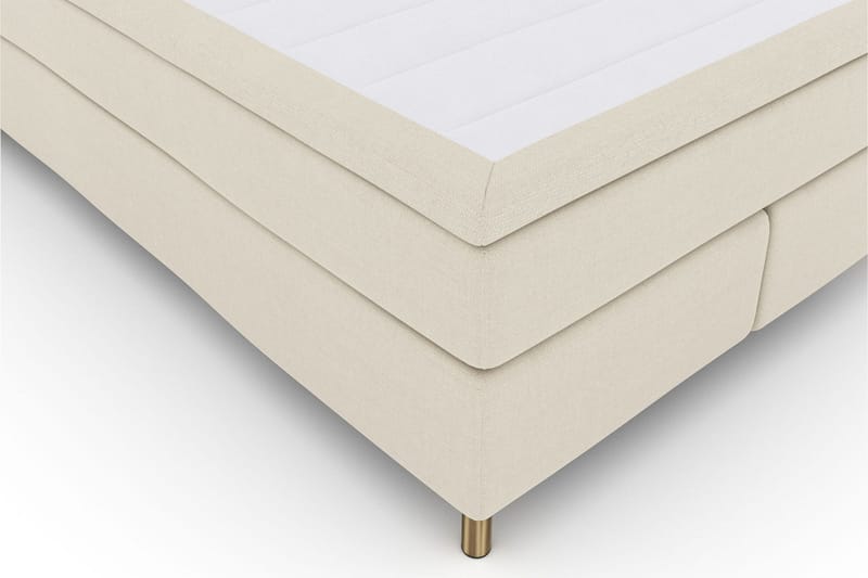 Select No 4 Komplett Sängpaket 160x200 Fast/Medium - Beige/Koppar - Products - Möbler - Säng - Kontinentalsäng
