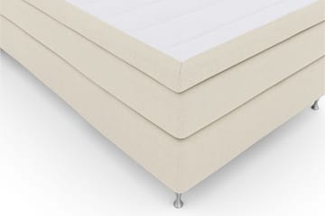 Select No 4 Komplett Sängpaket 160x200 Fast/Medium - Beige/Silver - Products - Möbler - Säng - Kontinentalsäng