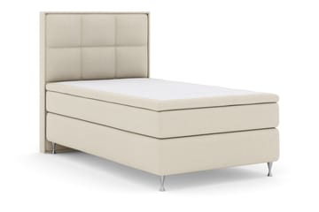 Select No 4 Komplett Sängpaket 160x200 Fast/Medium - Beige/Silver - Products - Möbler - Säng - Kontinentalsäng