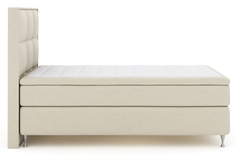 Select No 4 Komplett Sängpaket 160x200 Fast/Medium - Beige/Silver - Products - Möbler - Säng - Kontinentalsäng