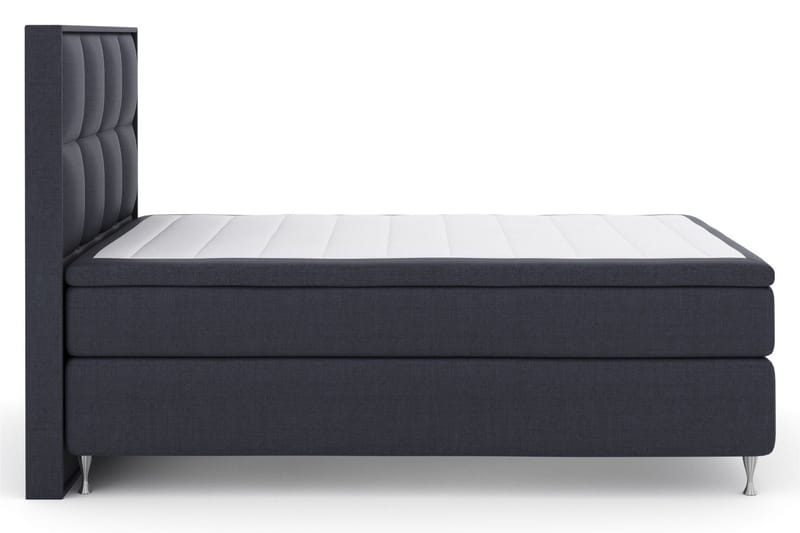 Select No 4 Komplett Sängpaket 160x200 Fast/Medium - Blå/Silver - Products - Möbler - Säng - Kontinentalsäng