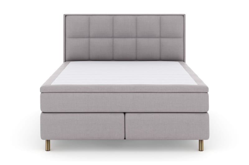 Select No 4 Komplett Sängpaket 160x200 Medium - Ljusgrå/Koppar - Products - Möbler - Säng - Kontinentalsäng