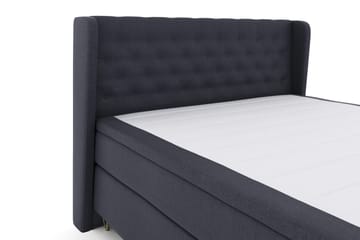 Select No 4 Komplett Sängpaket 180x200 Fast - Blå/Metall V-form - Products - Möbler - Säng - Kontinentalsäng