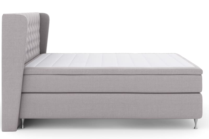 Select No 4 Komplett Sängpaket 180x200 Fast - Ljusgrå/Silver - Products - Möbler - Säng - Kontinentalsäng