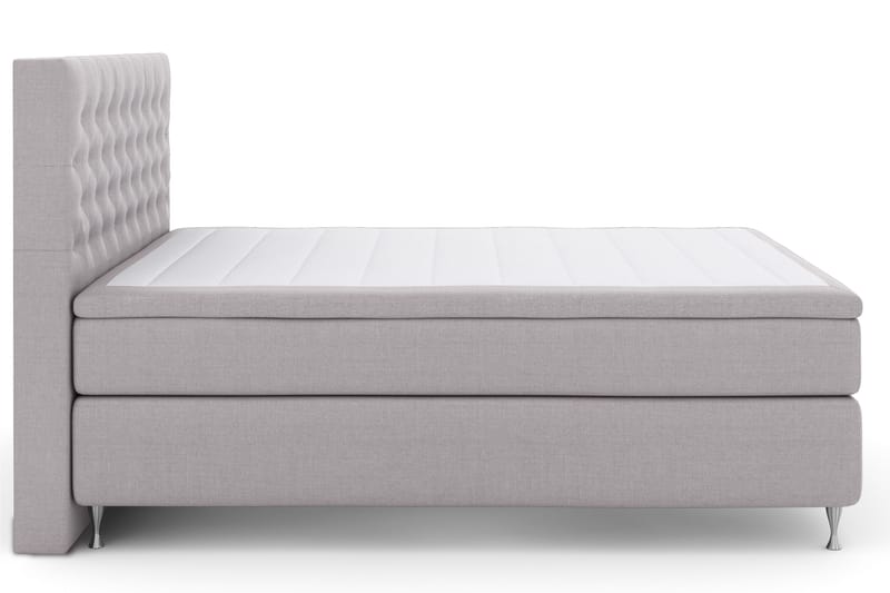 Select No 4 Komplett Sängpaket 180x200 Fast - Ljusgrå/Silver - Products - Möbler - Säng - Kontinentalsäng