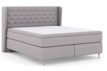 Select No 4 Komplett Sängpaket 180x200 Fast - Ljusgrå/Silver - Products - Möbler - Säng - Kontinentalsäng