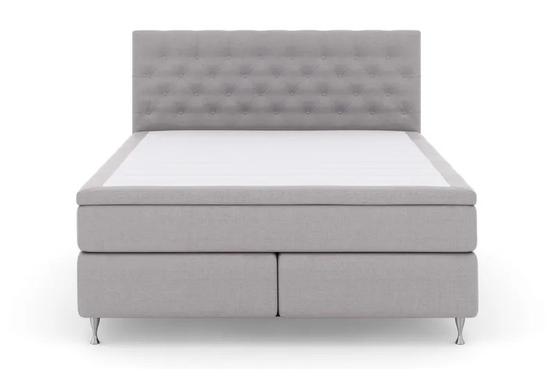 Select No 4 Komplett Sängpaket 180x200 Fast - Ljusgrå/Silver - Products - Möbler - Säng - Kontinentalsäng