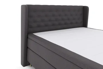 Select No 4 Komplett Sängpaket 180x200 Fast - Mörkgrå/Guld - Products - Möbler - Säng - Kontinentalsäng