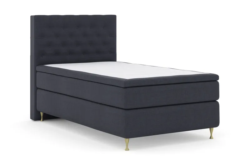 Select No 4 Kontinentalsäng 120x200 Medium - Blå/Guld - Products - Möbler - Säng - Enkelsäng