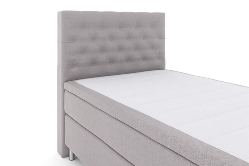 Select No 4 Kontinentalsäng 120x200 Medium - Ljusgrå/Metall - Products - Möbler - Säng - Enkelsäng