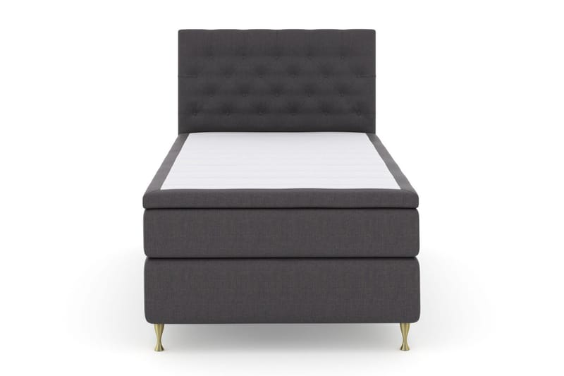 Select No 4 Kontinentalsäng 120x200 Medium - Mörkgrå/Guld - Products - Möbler - Säng - Enkelsäng