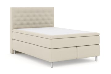 Select No 4 Kontinentalsäng 140x200 Fast/Medium - Beige/Metall - Products - Möbler - Säng - Kontinentalsäng