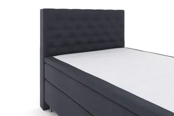 Select No 4 Kontinentalsäng 140x200 Fast/Medium - Blå/Silver - Products - Möbler - Säng - Kontinentalsäng