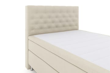 Select No 4 Kontinentalsäng 160x200 Fast - Beige/Metall - Products - Möbler - Säng - Kontinentalsäng