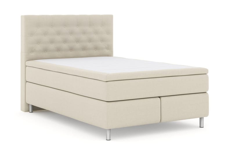 Select No 4 Kontinentalsäng 160x200 Medium - Beige/Metall - Products - Möbler - Säng - Kontinentalsäng