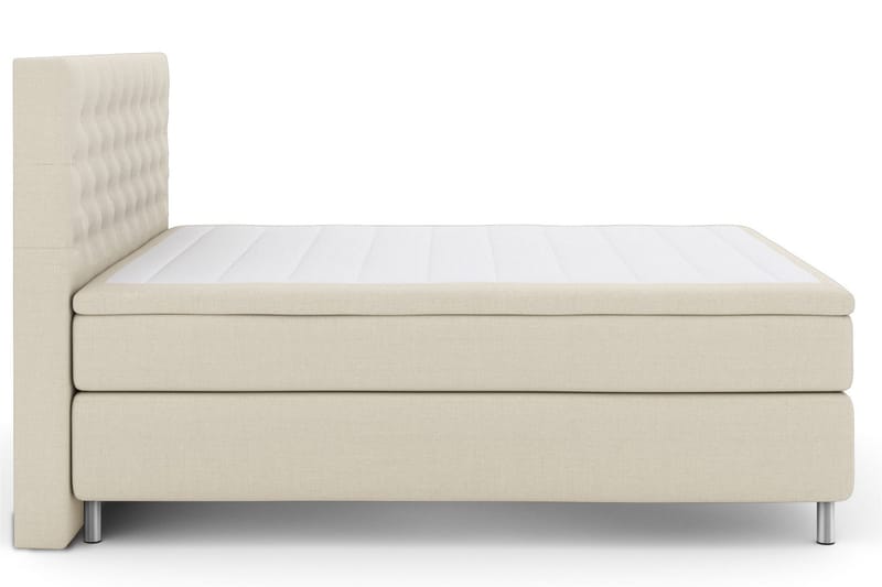 Select No 4 Kontinentalsäng 180x200 Fast/Medium - Beige/Metall - Products - Möbler - Säng - Kontinentalsäng